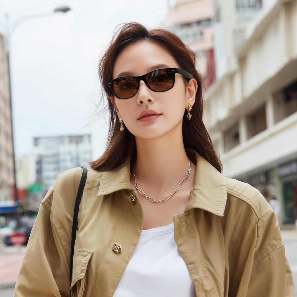 FEISEDY Polarized Sunglasses for Men and UV400 Perfect for and Unisex B1324 Women, Protection, Ultra-Lightweight, 17g, Commuting, Travel, Cycling,