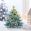 2D Flat Christmas DIY 5D DIY Diamond Art Tabletop Decorations Diamond Painting Desktop Decorations for Home Office Desktop Decor