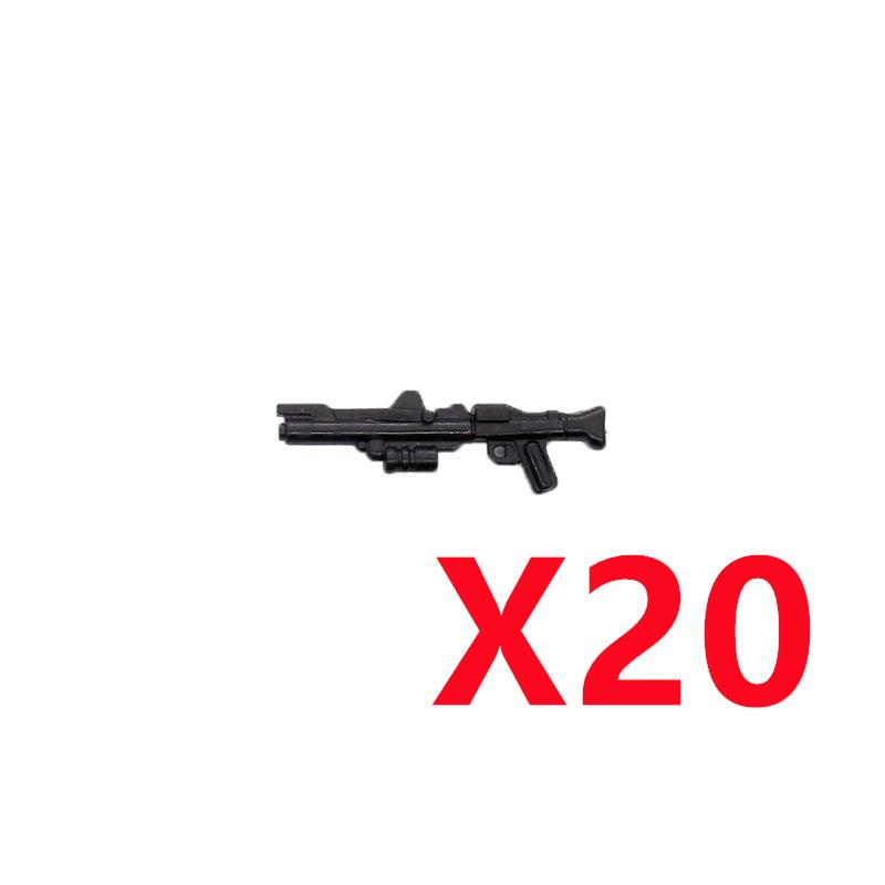 MOC War Building Blocks Movie Characters Soldier Weapons Accessories Rifle Heavy Demolition Pistol Mini Brick Gift Toy X018 DIY