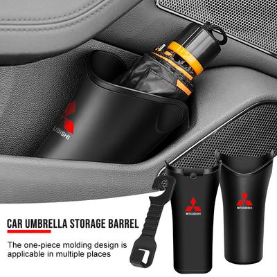 Car Storage Box Umbrella Garbage Organizer Bucket for Outlander Pajero Eclipse Delica Ex ASX Lancer Center Hub Cap
