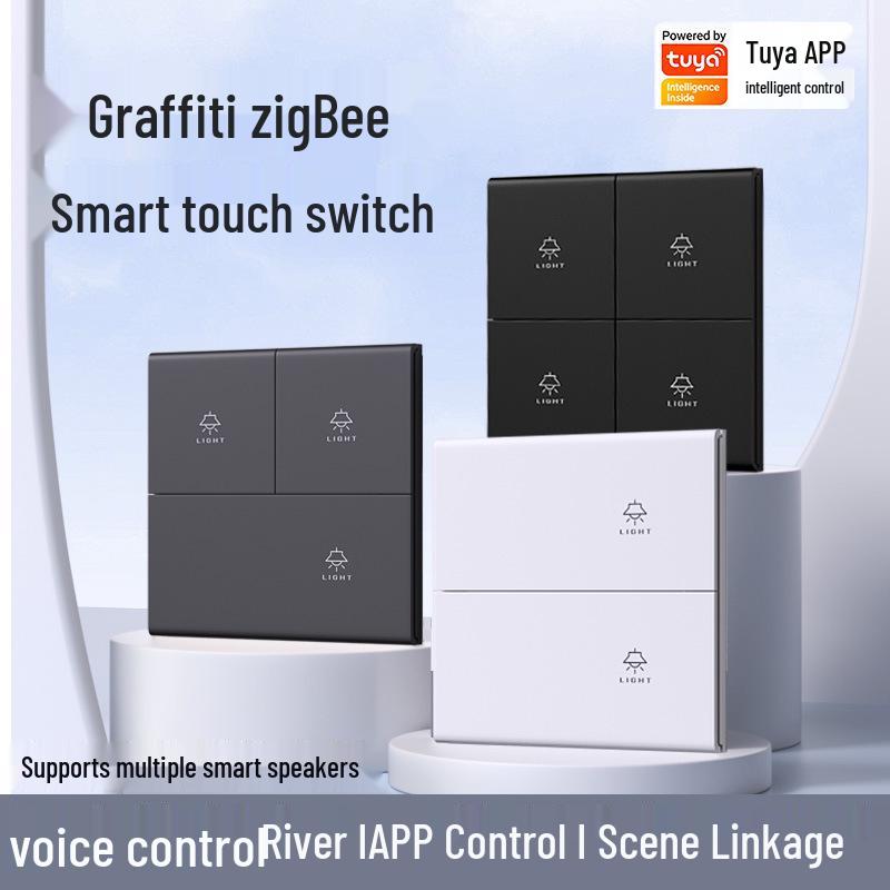 Tuya Zigbee Smart Switch Panel mit Mobile App & Sprachsteuerung
