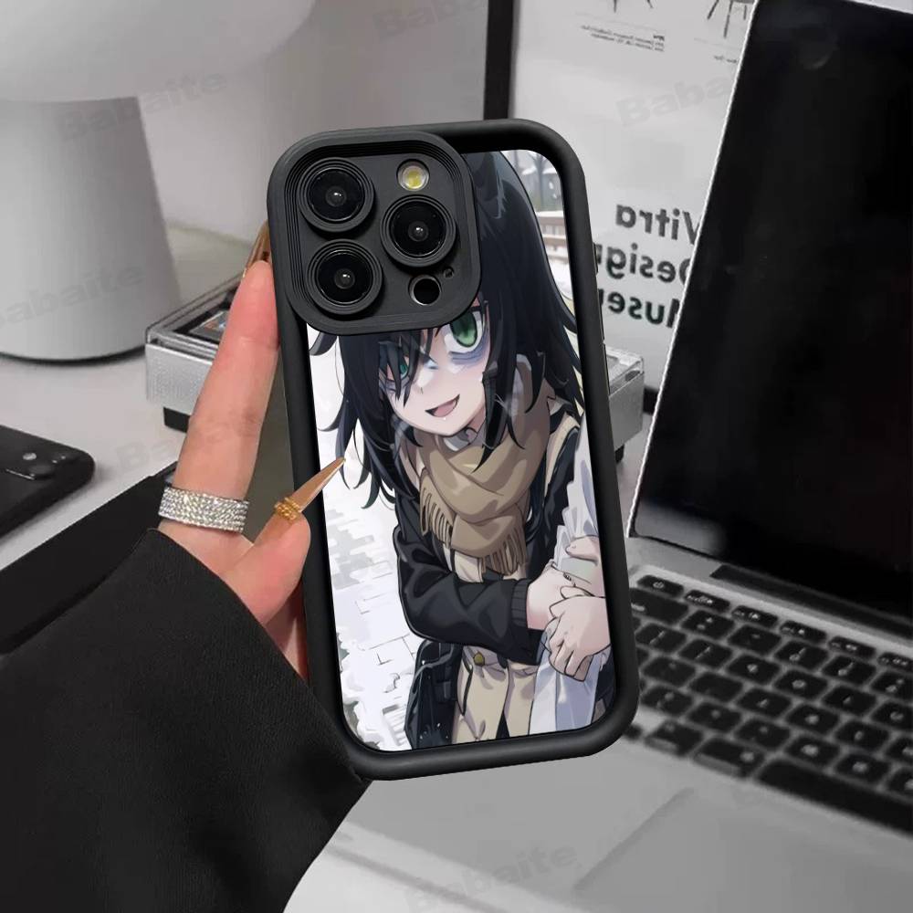 Watamote K-Kuroki T-Tomoko Phone Case For IPhone 17 16 15 14 13 12 11 Pro Max Plus Silicone Shockproof Case