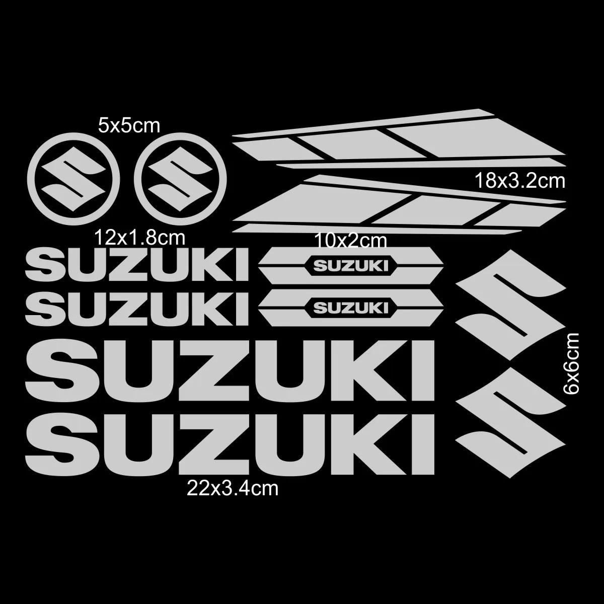 TLIN5 Suzuki Motociklam Dekoratīva Uzlīme Angļu