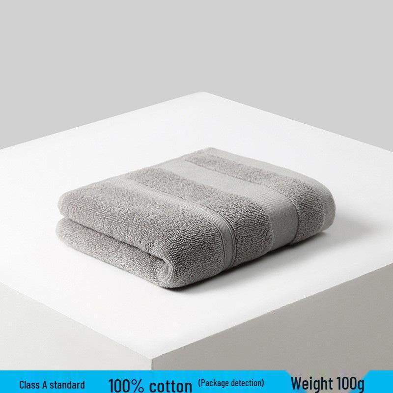 Serviette de bain épaisse absorbante en pur coton pour la maison et le lavage du visage