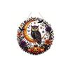 Diamond Art Hanging Ornament Kit Owl, Halloween Christmas Thanksgiving Home Door Decor Craft