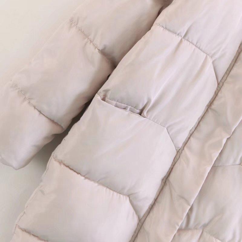 SCIONE Зима Женщины Длинная пуховая куртка Хлопчатобумажное пальто Большого размера — фото 6