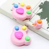 Cat Paw Highlighter Set Cute Animal Shaped Marker Pens for Note Taking