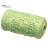 Gift Wrapping Twine 100M/Roll 2MM Jute 3 Ply Natural Cuttable Hanging Tag Decoration Hemp Rope Packing DIY Crafts Project