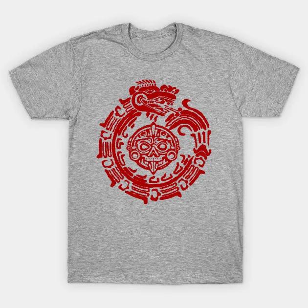 Fifth Sun , Aztec Rune T-Shirt 100% Cotton O-Neck Short Sleeve Summer Casual Mens T-shirt Streetwear