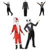 Jack Skellington Cosplay Kostüm Halloween Party Outfit für Jungen