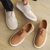 Fashion 2025 Autumn New Retro Concise Designed Men's Low Top Casual Shoes Fashion Trend Versatile Comfortable Non Slip Lace Up Sneakers