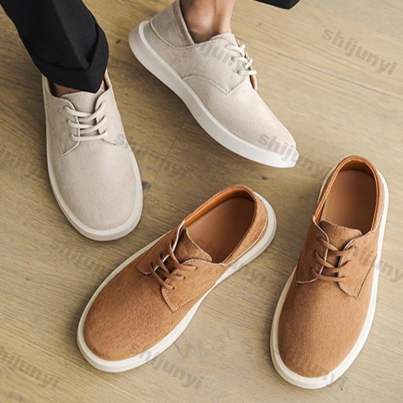 Fashion 2025 Autumn New Retro Concise Designed Men's Low Top Casual Shoes Fashion Trend Versatile Comfortable Non Slip Lace Up Sneakers