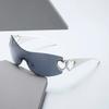 New Women'S Fashion Photography Sunglasses Trendy Vintage Metal Decorative Sun Glasses  Spicy Girl Outdoor Uv400 Eyewear