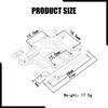 Skid Plate Aluminum Alloy Accessory Spare Parts Lightweight Replace Upgrades Part for 1/18 RC