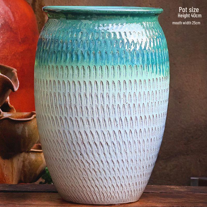Extra Large Ceramic Succulent & Flower Pot for Trees and Plants