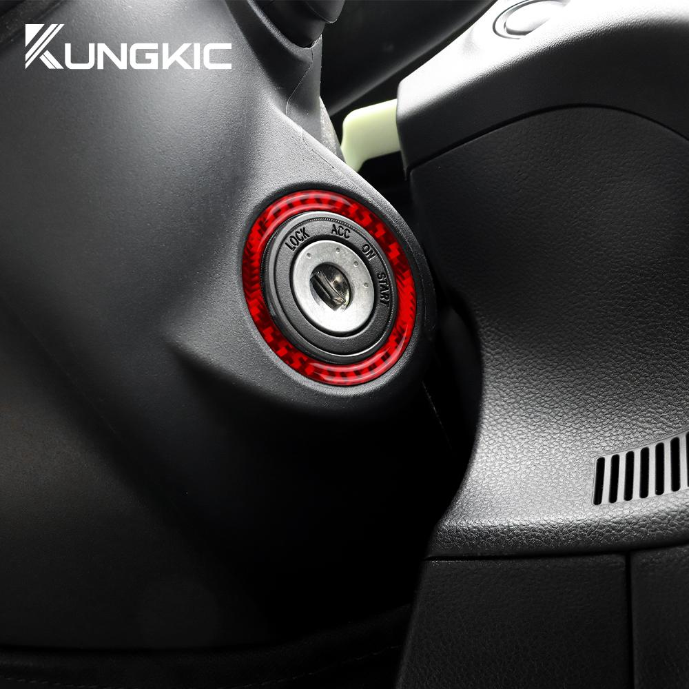 Real Soft Carbon Fiber Sticker For Subaru WRX/WRX STI 2025 2025 2025 Car Ignition Key Hole Engine Ring Trim Ignition Interior