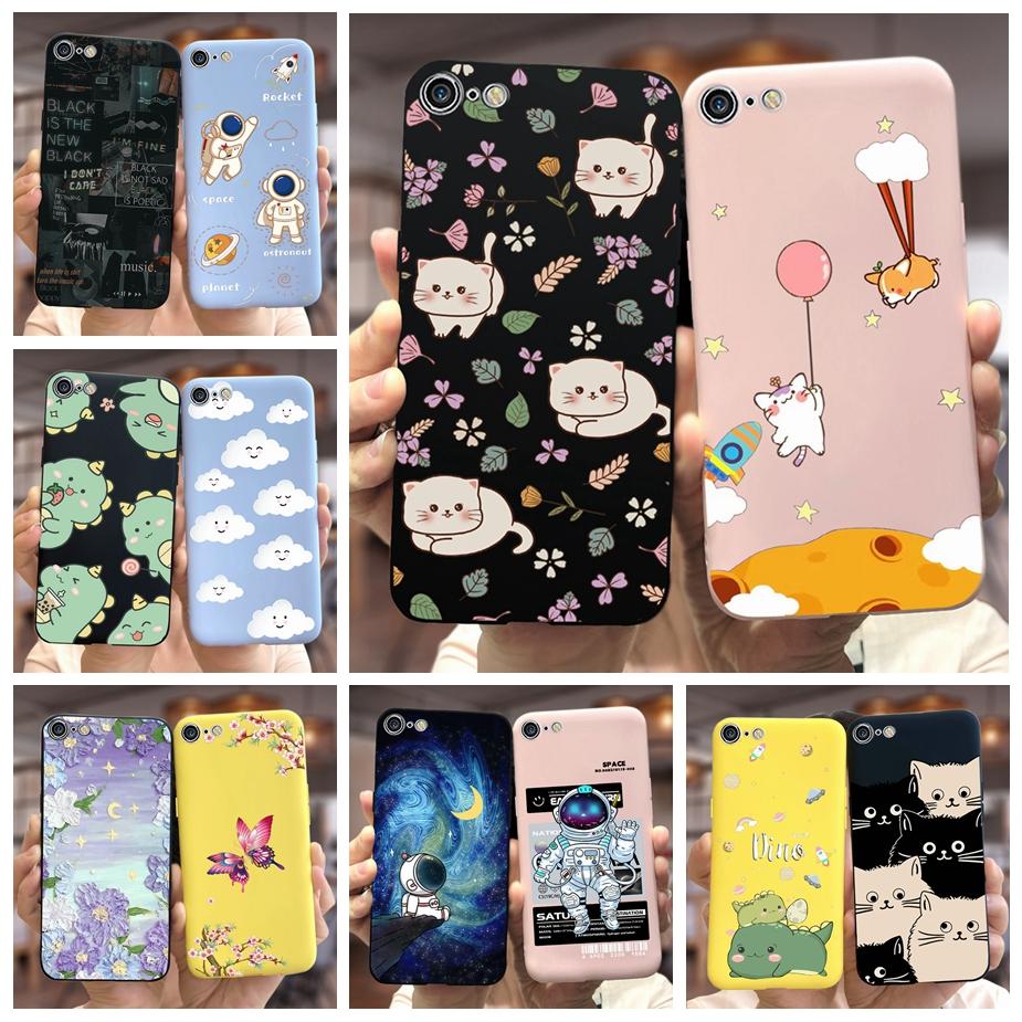 For Apple iPhone 7 8 Plus Case Cute Fashion Painted Back Cover Soft Silicone Phone Case For iPhone 8 Plus iPhone7 iPhone8 Bumper