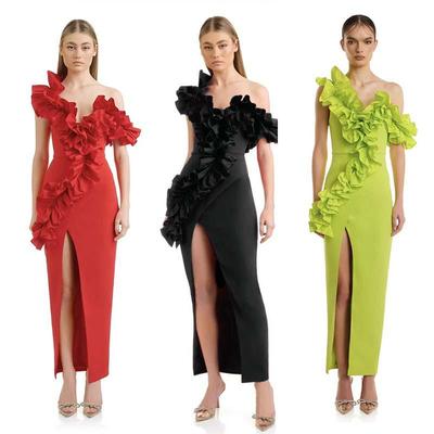 Annual Meeting Festive Bandage Evening Dress