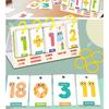 Children Desktop Number Addition And Subtraction Math Early Education Cognitive Cards