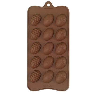 Stampo per cioccolato 15 fori riutilizzabile fai da te uovo di Pasqua cioccolato stampo in silicone strumento di cottura