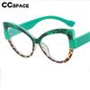 R57576 Color-Blocked Blue Light Blocking Glasses Frame Stylish Cat Eye Optical Presbyopia Eyeglasses Customizable Prescription