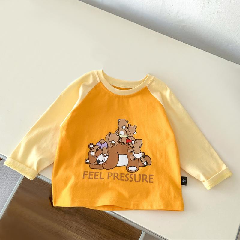 

Детская хлопковая футболка с длинными рукавами для девочек, повседневный топ 110