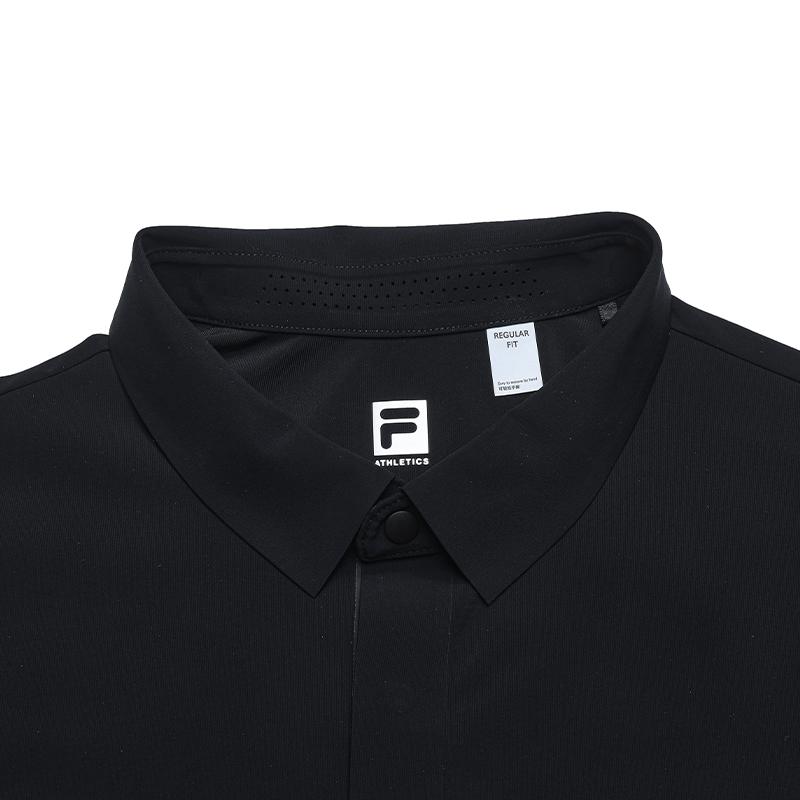 Fila Fitness Cool Dry Comfortable Polo Shirt Men Tops A61M621110F-BK