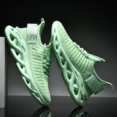 Herren Trainingsschuhe Leicht Weich Bequem Modisch Schnürschuhe Outdoor Basketball Walking Casual Mesh Sneakers Herren