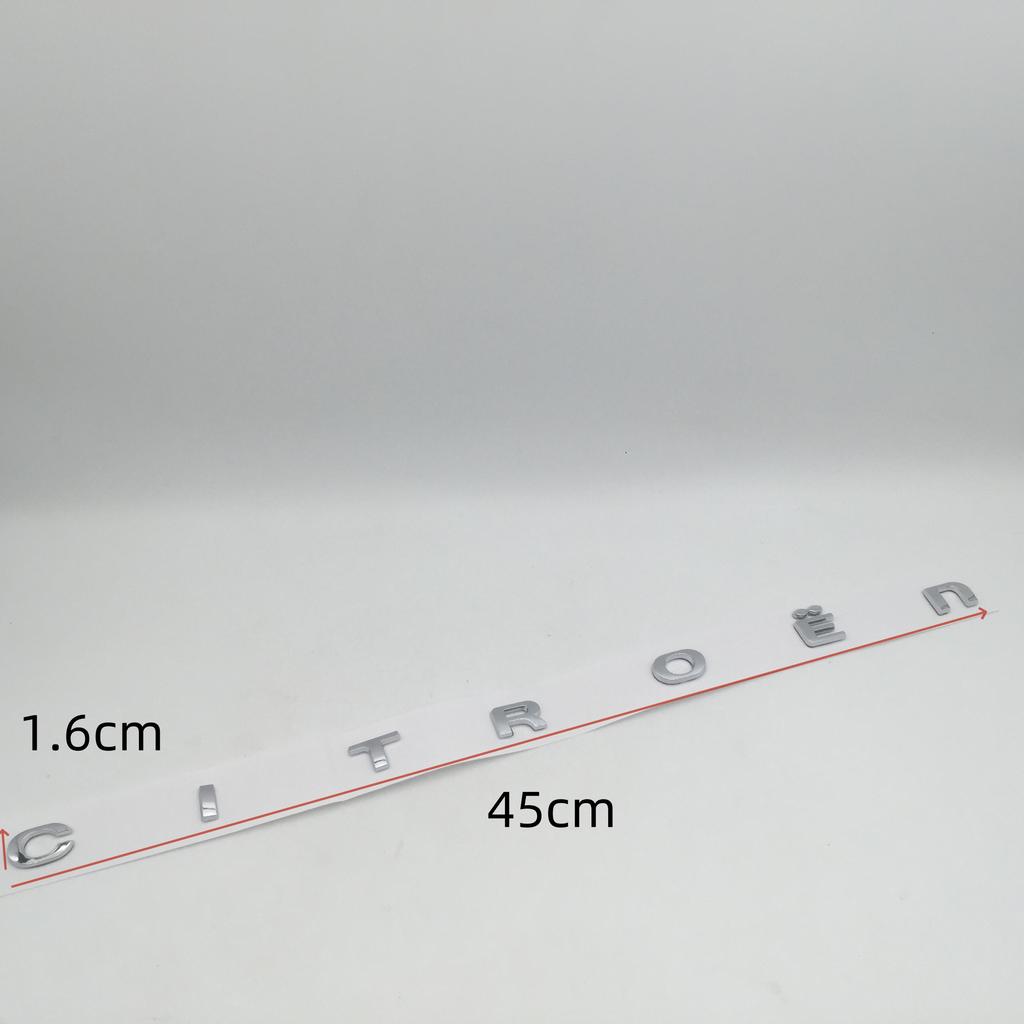 1pcs 3D ABS for Citroen Car Letters Front Hood Emblem Bonnet Sticker Rear Tail Trunk Badge Decal Styling Auto Accessories