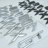 1pcs 3D ABS X1 X2 X3 X4 X5 X6 X7 GT Car Letter Rear Tailgate Trunk Decals Emblem Badge Sticker Decal Styling Auto Accessories