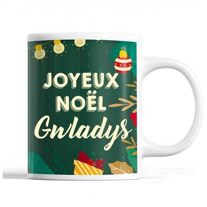 Mug - Noël Gwladys - Ceramic - Front/Back Print - 325 Ml