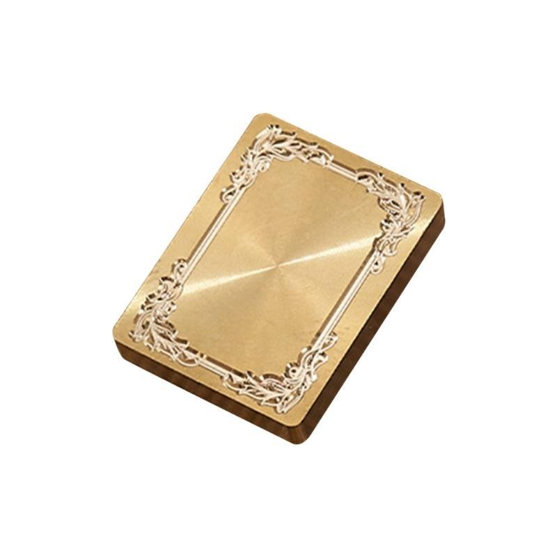 Brass Wax Seal Stamp Photo Frame Series Sealing Wax Stamp for Envelope Wedding