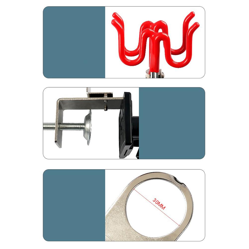 Art Studio Model Painting Airbrush Holder Adjustable Airbrush Holder Tool Holder Brush Organizer Clamp Range Approximately 55mm