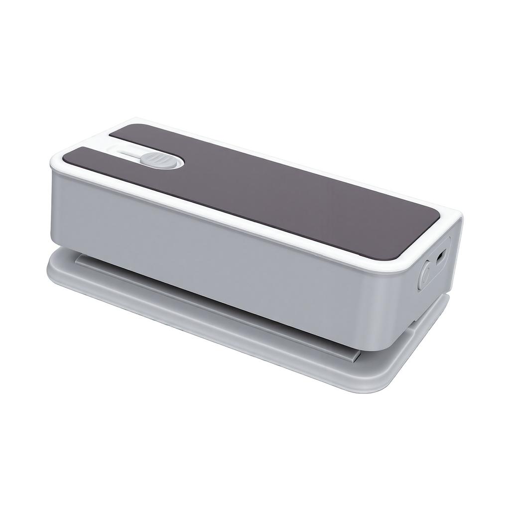 Mini Bag Sealer with Concealed Cutter Magnetic Back Rechargeable 6 Adjustable Heat Levels LED Display Portable Bag