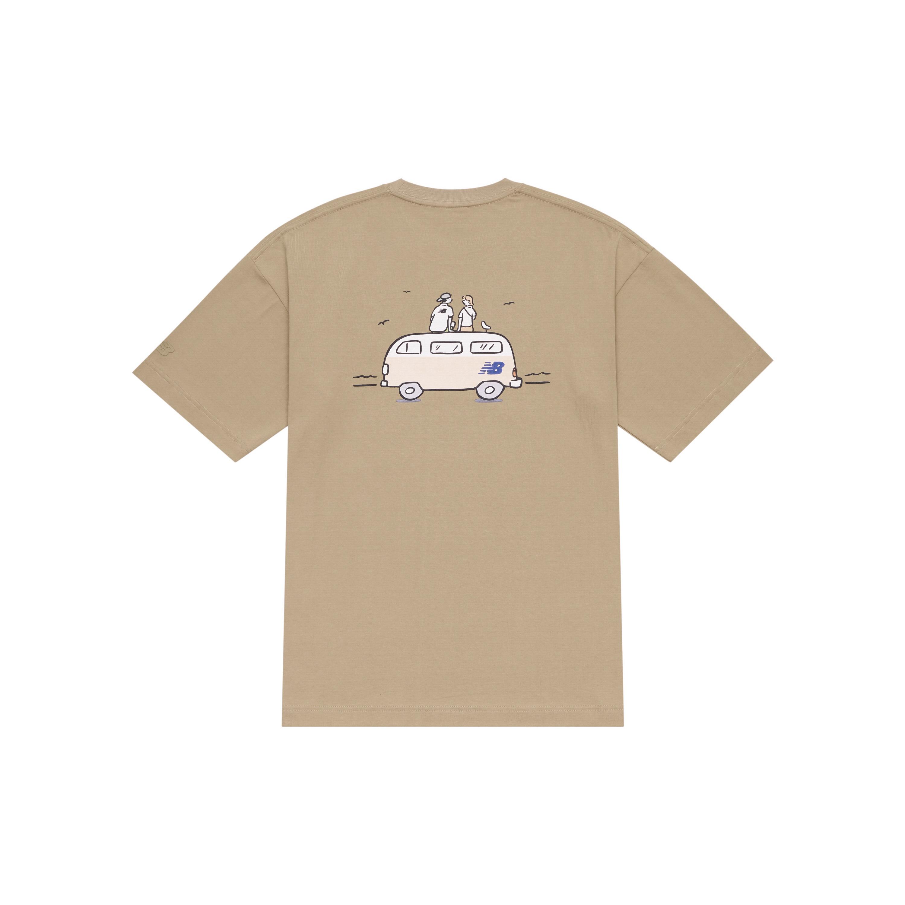 New Balance x PK Graphic T-shirt Asia Sizing  Light Beige  Unisex NEE26181-LB M