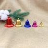 Christmas decorations, multi specification Christmas plastic bell accessories, rice shaped clock handmade DIY pendant