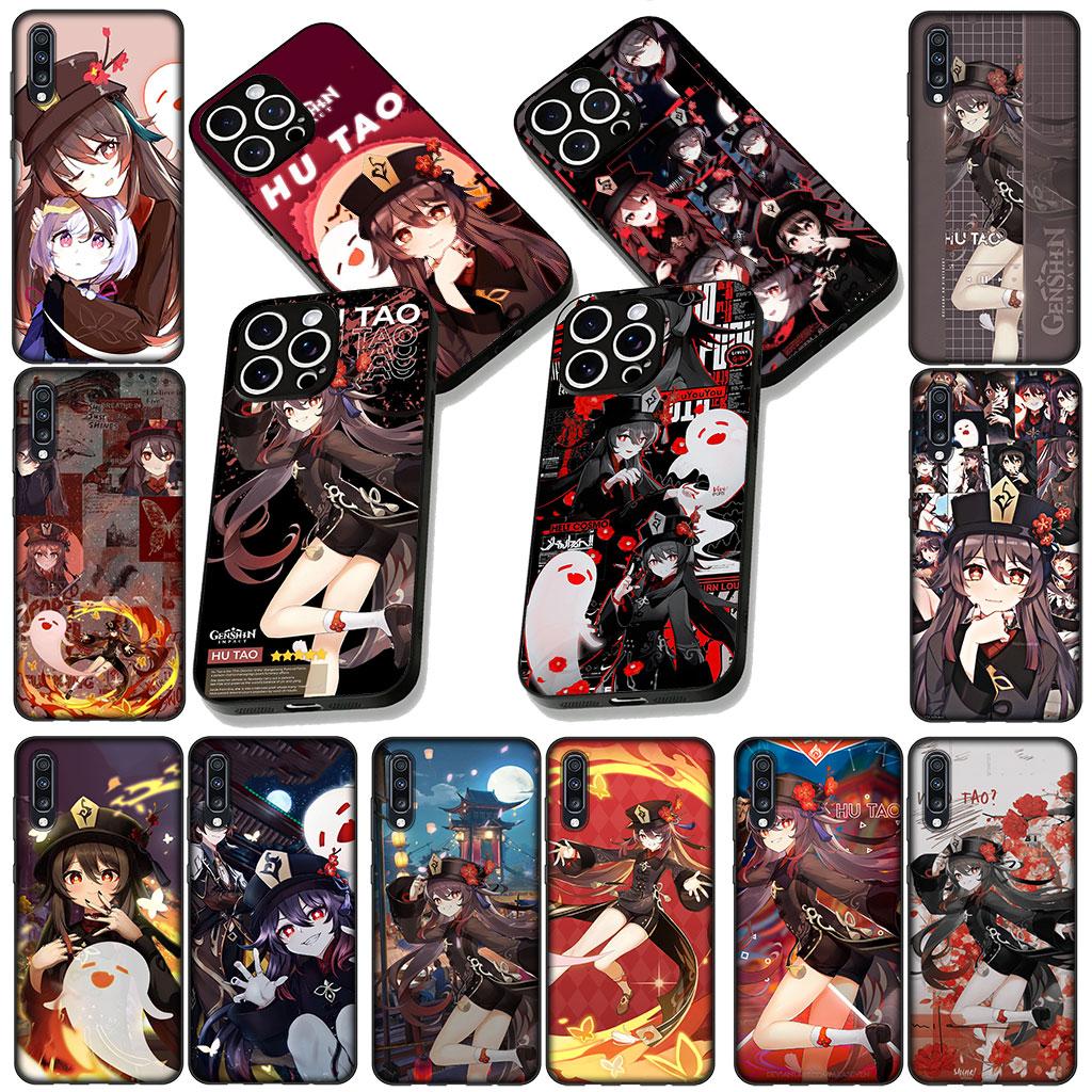 Cover for Samsung Galaxy A05 A06 A14 A50 A51 A52 A12 A13 A17 A70 A07 A25 A26 A56 A23 M53 Case Genshins Impacts Hu Tao HuTao