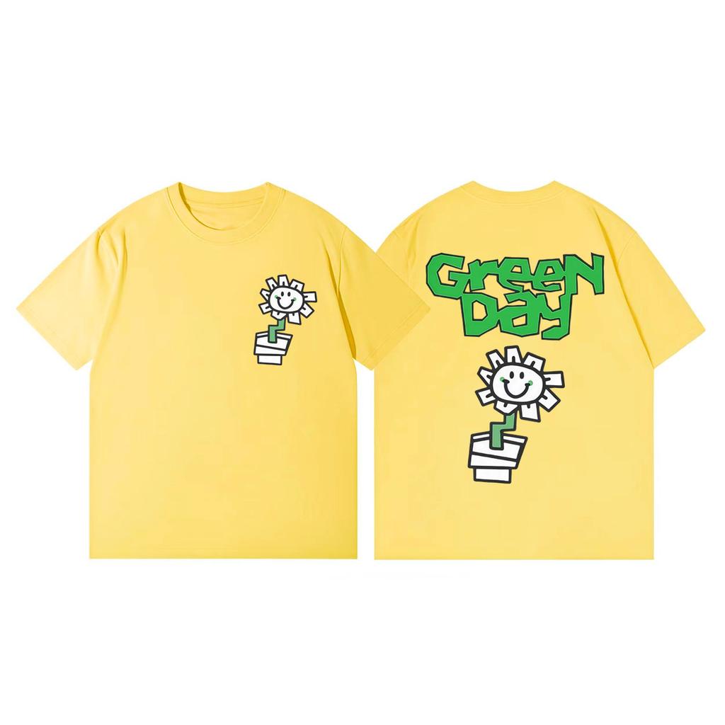 Punk Rock Band Green Day Inspired Tour 2026 Graphic T Shirts High Quality Fashion Tshirts Unisex Women Casual Loose Cotton Tshirt