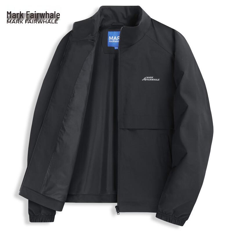 Mark Fairwhale Men's Stand-Collar Windproof Jacket