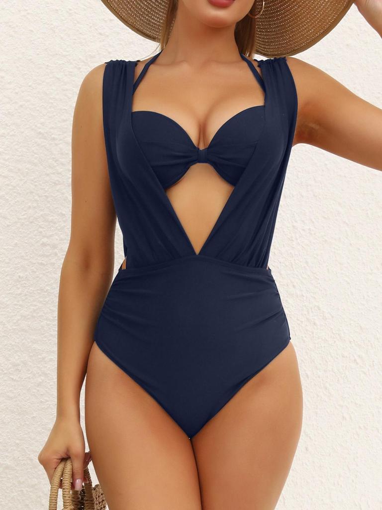 2025 Sexy High-Waisted Push-Up Bikini Set for Women