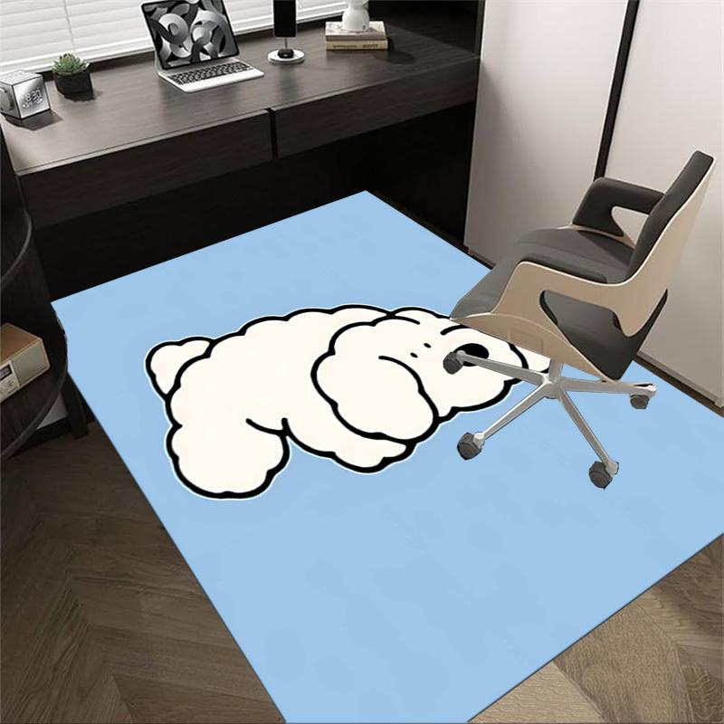 

1PC cloud dog Anti-slip carpet, suitable for Office, bedroomand playrooms. It can also be used as a sofa footrest cover-W14 60cm by 90cm