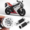 Motorcycle Non Slip Handlebar Hand Grips Modification Accessory 22mm(Black )