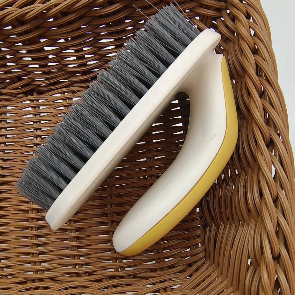 Plastic Cleaning Brush Comfortable Handle Hat Brush New Soft Brush  for Kitchen Bathroom