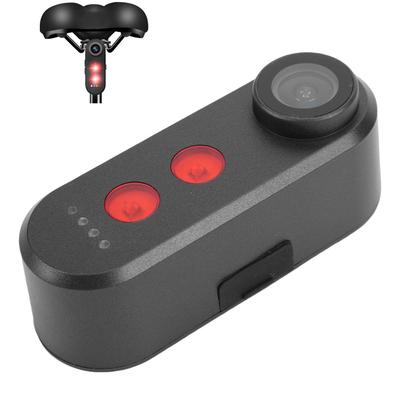 Bike Camera with Tail Light 4K Video Recording Water Proof Action Camera for Outdoor Cycling Strap Type 140 Degree Wide Angle
