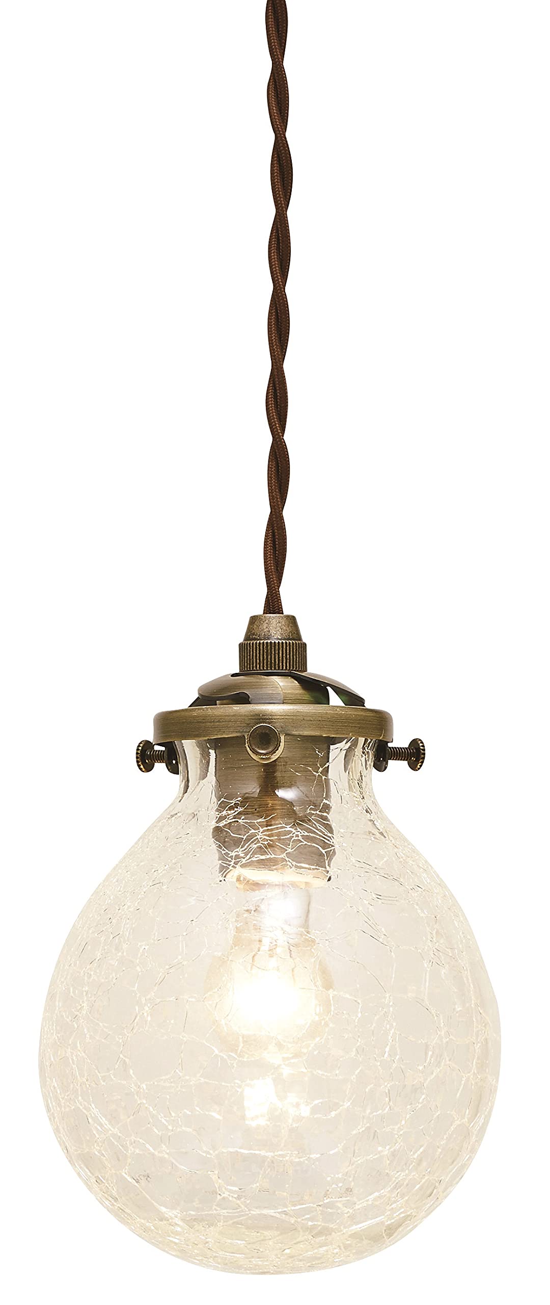 

Interform LT-9825CR Marvel Pendant Light (Bulb not included, sold separately) Clear Glass Nordic Drop Pattern