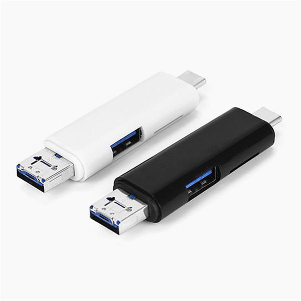 Usb 2.0 Card Reader Adapter Type C USB Micro USB Memory TF OTG Card Reader