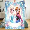 Elsa Theme Printed Blanket - Perfect for Couch, Bed, Travel & Outdoor Use | Machine Washable, Cozy & Durable.