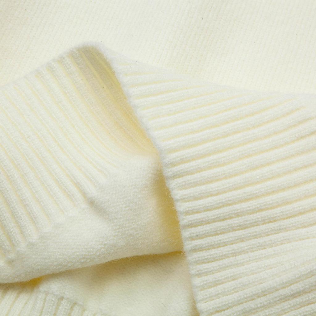 AMI Autumn and Winter New Big Heart Jacquard Wool Ami De Coeur Polo Collar Pullover Couple Sweater