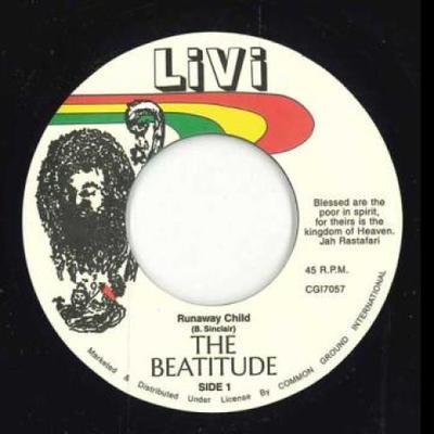 7inch Record BEATITUDE - Runaway Child / Runaway Dub CGI7057 Livi 198- UK Reggae, Ska & Dub