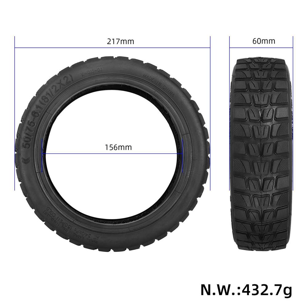 50 75 6.1(8 1 2x2) Anvelopă Tubeless Trotinete Electrice Off Road Anvelopă Vacuum 8.5 Inch Anvelopă Îngroșată Anti-Explozie
